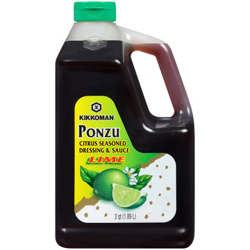 Ponzu Lime Sauce by Kikkoman – Large, Pack of 6