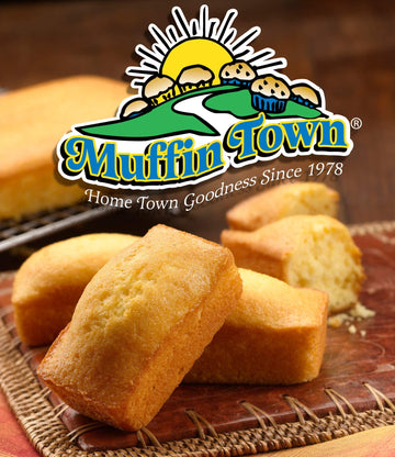 Cornbread Snack Loaves 36 Loaves Per Case - 3 Oz Per Serving by Muffin Town – 3 oz., Pack of 36