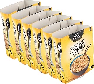 Simply Asia Sesame Teriyaki Noodle Bowl, 8.5 oz (Pack of 6)