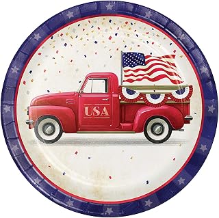 Creative Converting Patriotic Parade Paper Plates, 8 ct