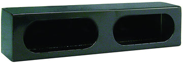 Buyers Products Dual Oval Light Box by Buyers Products Company – 4 x 18 x 5, Carbon Steel, Black, Model LB3163