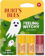 Burt's Bees Feeling Witchy Halloween Minis Classic Beeswax and Red Dahlia Tinted Lip Balm Gift Set, 100% Natural Origin Lip Care, 3 Tubes, 0.049 Oz. (Package May Vary)