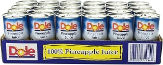 Dole Pineapple Juice, 6 Fl Oz (Pack of 24)