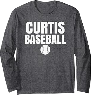 Curtis High School Baseball Long Sleeve T-Shirt
