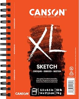 Canson XL Series Sketch Paper Pad, 5.5x8.5 in