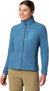 MARMOT AirFleece Performace Women's Full-Zip Fleece — Lightweight Stretch Warmth — Hiking & Travel
