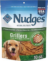 Blue Buffalo Nudges Grillers Chicken Dog Treats, 10 oz