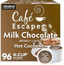 Cafe Escapes Milk Chocolate Hot Cocoa Keurig Single-Serve K-Cup Pods, 96 Count