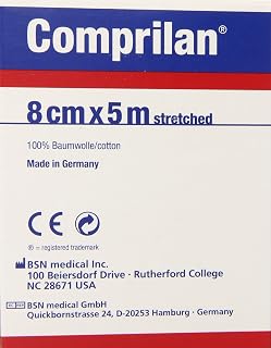 Jobst Comprilan Short Stretch Compression Bandage, 8cm x 5m Stretched, Latex Free Bandage