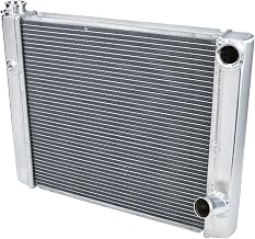 Allstar Performance ALL30333 Radiator - 24 in W x 19 in H x 2.25 in D - Dual Pass - Passenger Side Inlet - Passenger Side Outlet - Aluminum - Natural - Each