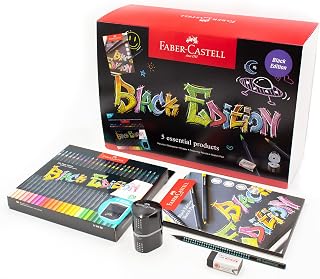 Faber-Castell Gift Box Creative Essentials Stationery Gift Set (Black)