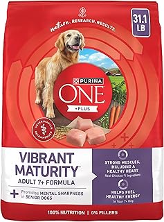 Purina ONE Plus Senior Dry Dog Food, Adult 7+, 31.1 lb Bag