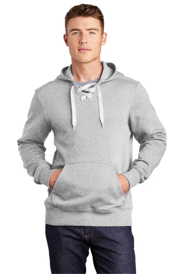 Unisex Pullover Hooded Sweatshirt Athletic Heather by SPORT-TEK – 3X-Large, Cotton, Athletic Heather, Model 973952