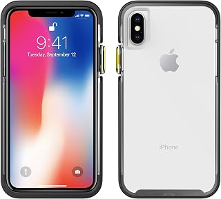 Pelican Ambassador Phone Case for iPhone X (Clear/Black)