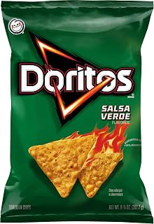 Doritos Tortilla Chips Salsa Verde, 9.25 Oz