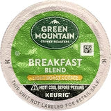 Green Mountain Coffee Roasters Green Mountain Coffee Breakfast Blend K-Cup Packs, 24 Count (Pack of 4) (Packaging May Vary)