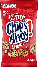 Mini CHIPS AHOY! Chewy Chocolate Chip Cookies, 1 Big Bag (3 oz.)