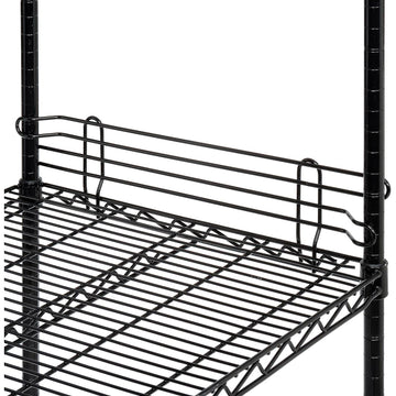 Black EPOXY Wire Ledge by Nexel – Alloy Steel, Black, Model AL414B