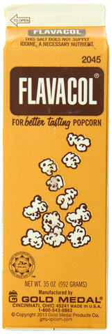 Prod. Flavacol Seasoning Popcorn Salt 35oz. (Pack of 12) by Gold Medal – 35 Ounce (Pack of 12), Pack of 12, Model 2045