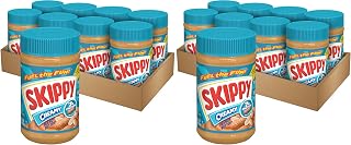SKIPPY Creamy Peanut Butter 16.3 oz Jars,Bulk Peanut Butter,(Pack of 16)