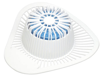 Magnum Urinal Screen with Non-para Enzyme Block by Big D – 2500 flushes, Plastic, White, Pack of 6