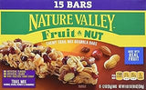 Nature Valley Granola Bars, Fruit & Nut, Chewy Trail Mix Granola Bars, 15 Ounce