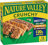 Nature Valley Crunchy Granola Bars, Variety Pack, 12 ct