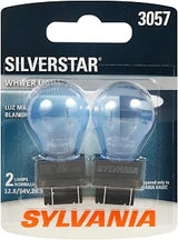 SYLVANIA 3057 SilverStar Mini Bulb, Daytime Running Light, 2 Bulbs
