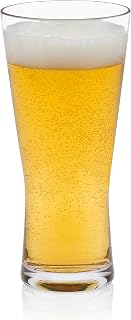 Libbey Indoors Out Break-Resistant Craft Brews Pilsner Beer Glasses, 20-ounce, Set of 4