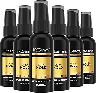 TRESemmé Extra Hold Travel Size Hairspray 6-Pack, 2 Oz Ea | Travel Size Hairspray with Flexible Hold and Frizz Control for Styling On the Go