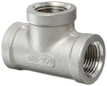 Stainless Steel 304 Cast Pipe Fitting by Merit Brass – 0.5 Inch, Stainless Steel, Model K406-08