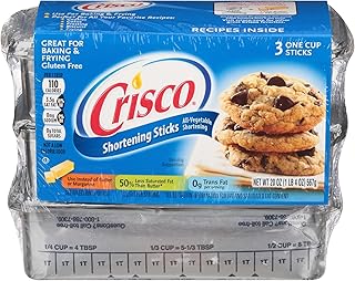 Crisco All-Vegetable Shortening Sticks, 20 Ounce, 3 Sticks