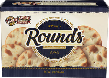 Valley Lahvosh Cracker Rnd 3in Orgnl by Burry Foodservice – Pack of 12