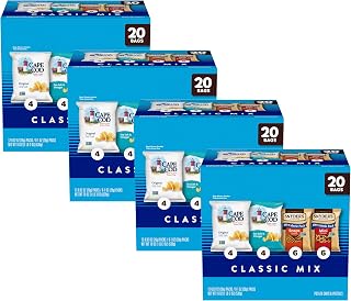 Snyder's of Hanover and Cape Cod Classic Mix Variety Pack, 20 Count Snack Bags (Pack of 4)