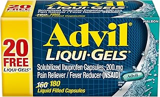 Advil Liqui-Gels Pain Reliever and Fever Reducer - 180 Capsules