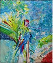 Interiors Green Parrot II Throw