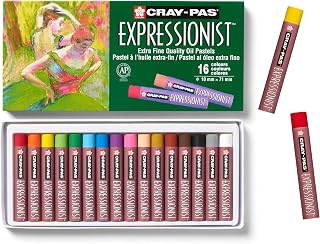 Sakura XLP16 16-Piece Cray-Pas Expressionist Assorted Color Oil Pastel Set