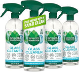 Seventh Generation Glass Cleaner, Biodegradable Formula, Sparkling Seaside Scent, 23 oz (Pack of 4)