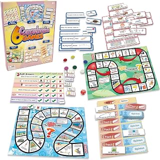 Junior Learning 6 Comprehension Games, Educational Learning Board