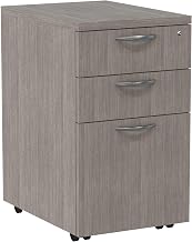 Alera Alera Valencia Series Mobile Pedestal File, Left/Right, 3-Drawer: Box/Box/File, Legal/Letter, Gray, 15.88 x 20.5 x 28.39