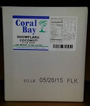 Coconut Coral Snowflake -- 5 Case 2 Pound