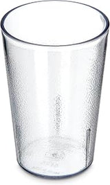Carlisle FoodService Products 55268107 Stackable ShatterResistant Plastic Tumbler, 8 oz., Clear (Pack of 6)