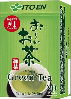 ITO EN Oi Ocha Green Tea, 20-Count, 1.4 Ounce Boxes (Pack of 4)
