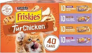 Purina Friskies TurChicken Cat Food Variety Pack, (40) 5.5 oz Cans