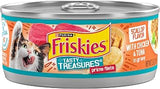 Purina Friskies Tasty Treasures Wet Cat Food, Chicken & Tuna, (24) 5.5 oz