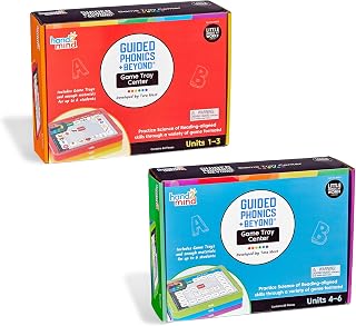 hand2mind Guided Phonics + Beyond Game Tray Center, Units 1-6