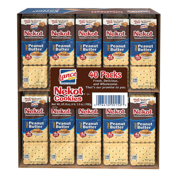 Nekot Peanut Butter Cookies by Lance – 1.75 Ounce (Pack of 1)