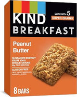 KIND Breakfast Bars, Peanut Butter, Healthy Snacks, Gluten Free, 32 Count