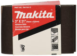#60 Abrasive Belt by Makita – 3" x 21", Gray, Pack of 2, Model 794119-A-2