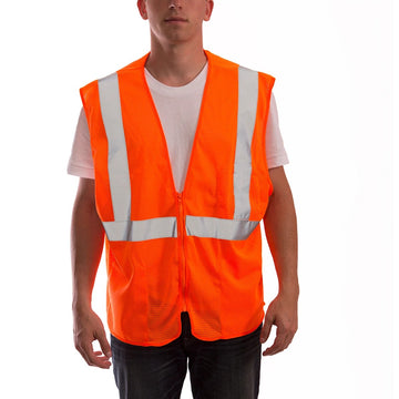 Tingley V70639 Safety Vest, Orange - 2XL 3XL